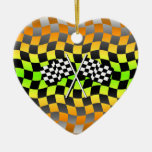 bandeiras checkered enfeite