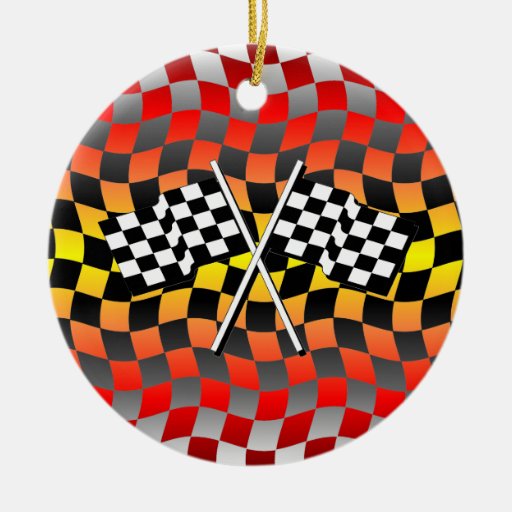 bandeiras checkered enfeites