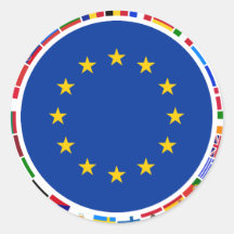 Bandeiras da União Europeia Adesivos