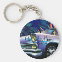 Bar central de Miami & corrente chave da grade Chaveiro