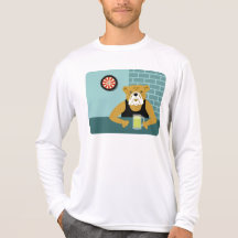 Bar da cerveja do Dartboard do buldogue Tshirts