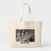 Bar de sushi bolsa para compras