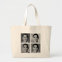 Barack e Michelle de Obama Bolsa De Lona