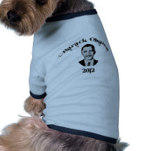 Barack Obama 2012 Camisa Para Cães
