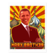 Barack Obama: Irmão de Marx Cartões Postais