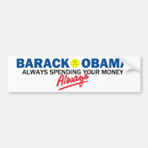 Barack Obama que gasta sempre Adesivo
