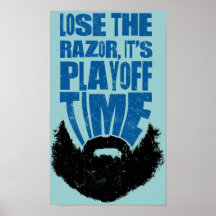 Barba da eliminatória do hóquei poster