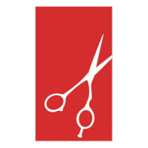 Barbeiro das tesouras/cartão de visita do Cosmetol