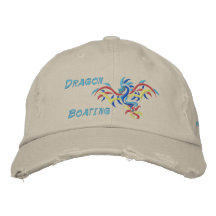 Barco do dragão, esportes do dragão do sol, boné bordado