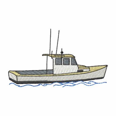Barco pequeno da lagosta jaqueta esportiva bordada Barco pequeno da lagosta jaqueta esportiva bordada