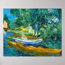 Barcos de enfileiramento (Van Gogh) Poster