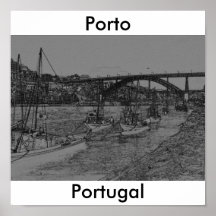 Barcos de Porto Posters