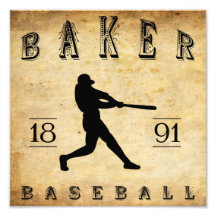 Basebol 1891 de Oregon do padeiro Fotos
