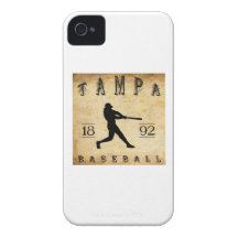 Basebol 1892 de Tampa Florida Capas iPhone 4 Case-Mate