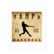 Basebol 1892 de Tampa Florida Cartão Postal