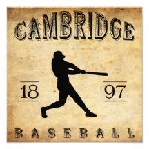 Basebol 1897 de Cambridge Ohio Foto Artes