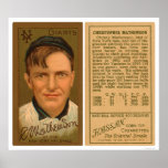 Basebol 1911 de Christy Mathewson Posters