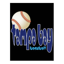BASEBOL DE TAMPA BAY CARTOES POSTAIS