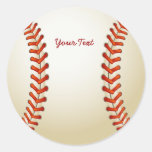 Basebol personalizado adesivos