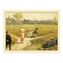Basebol por Henry Sandham Cartões Postais