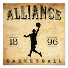 Basquetebol 1896 de Alliance Ohio Fotografia