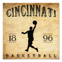 Basquetebol 1896 de Cincinnati Ohio Fotografias