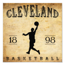Basquetebol 1898 de Cleveland Ohio Fotografias