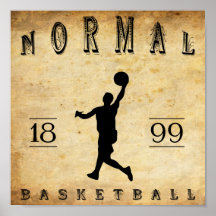 Basquetebol de Illinois do Normal 1899 Pôsteres