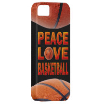 Basquetebol do amor da paz capa iPhone 5