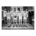 Basquetebol dos meninos de faculdade de Burrett Cartoes