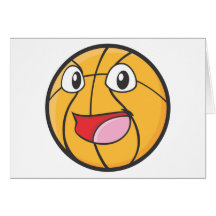 Basquetebol feliz cartões