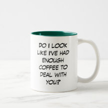Bastante negócio do café… com você? caneca