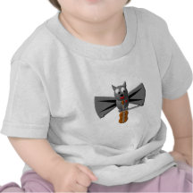 Bastão de vampiro bonito que joga o violino camiseta