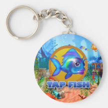 Bata a corrente chave dos peixes chaveiro