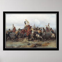 Batalha da perda de Austerlitz de um poster padrão