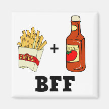 Batatas fritas & ketchup BFF Ima De Geladeira