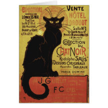 Bate-papo Noir, Vente Hôtel Drouot Steinlen do vin Cartao