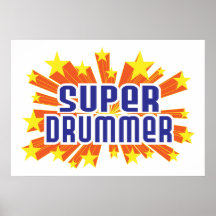 Baterista super posteres