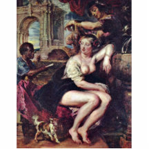 Bathsheba na fonte por Rubens, Peter Paul (B Foto Esculturas