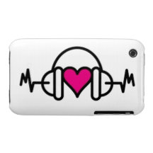 Batidas do amor capas iPhone 3 Case-Mate