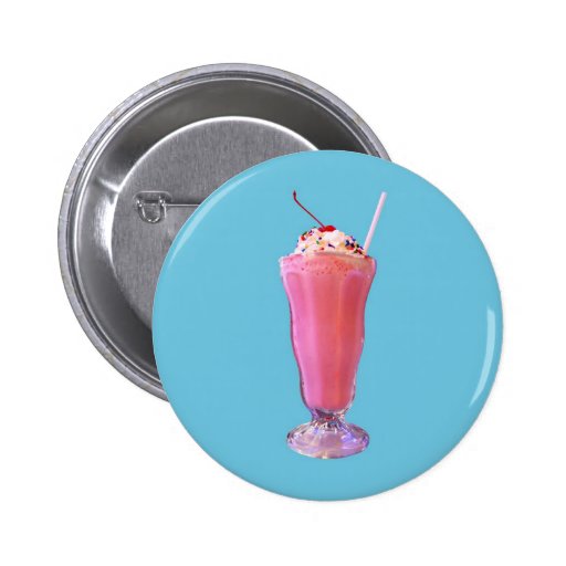 Batido da morango boton