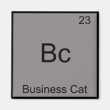 Bc - símbolo engraçado do elemento da química do g imãs