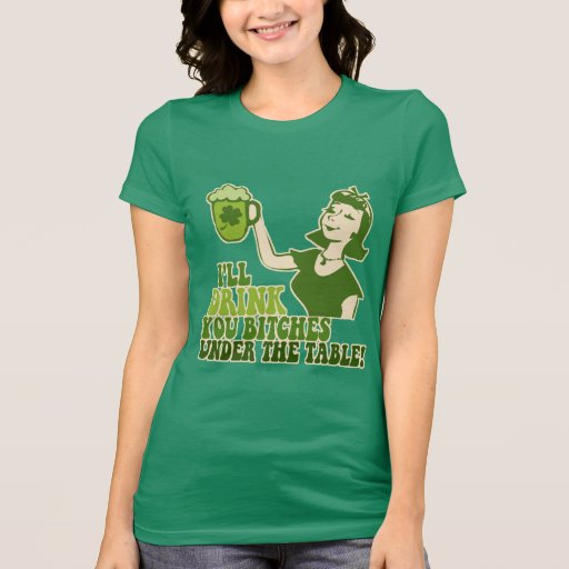 Beba-o Bitches sob a mesa Tshirts
