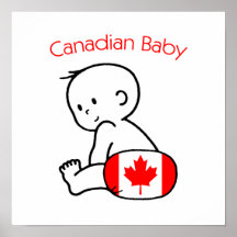 Bebê canadense posters
