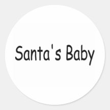 Bebê de Santa Adesivos