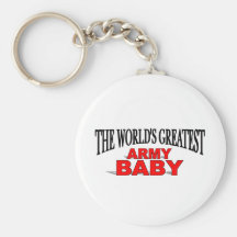 Bebê do exército do mundo o grande chaveiro