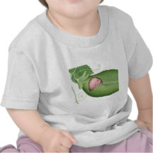 Bebê do vagem de ervilha camiseta