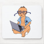 Bebê Nerdy Mousepad do computador