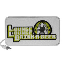 Bebida da sala de estar da sala de estar uma cerve caixinha de som para notebook