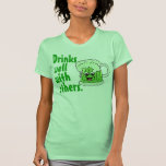 Bebidas bem com outro tshirts